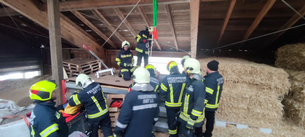 Übung Feuerwehrmedizinischer Dienst (FMD) mit der FF Osternach