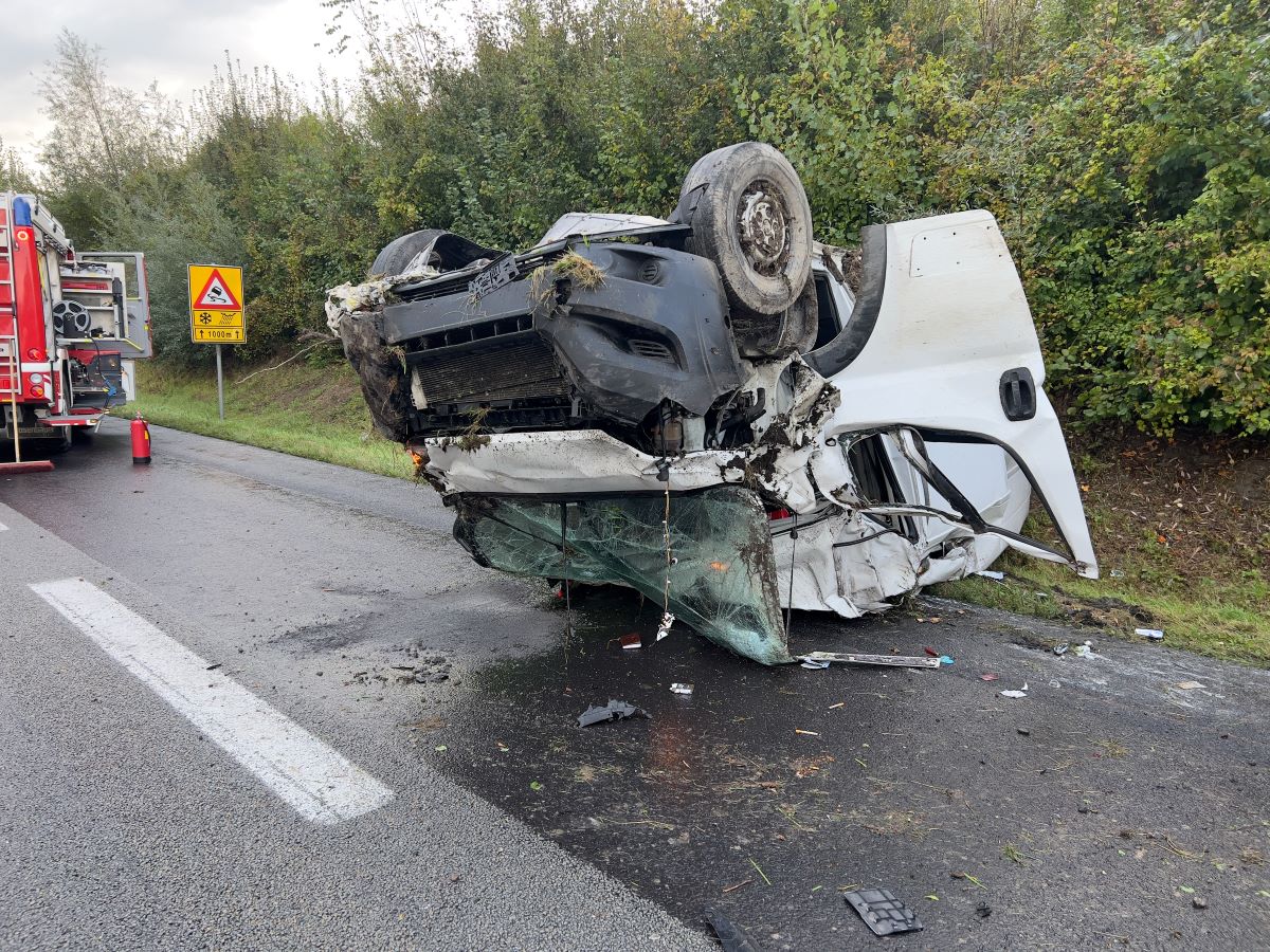 Verkehrsunfall auf der A8